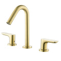 Double Handle Deck Mounted Bathroom Sink Faucet