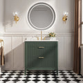 Fully Assembled 36 Inch Freestanding Bathroom Vanity with Single Sink