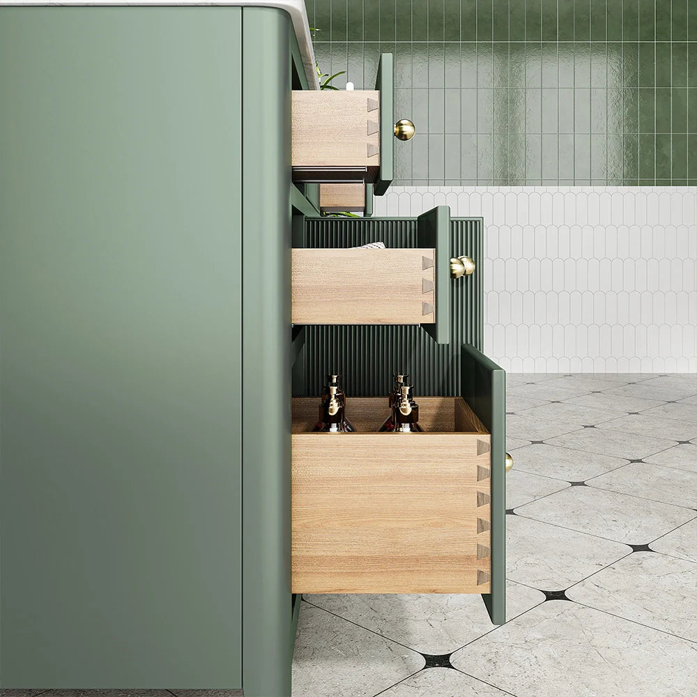 Fully Assembled 48 Inch Freestanding Bathroom Vanity with Single Sink