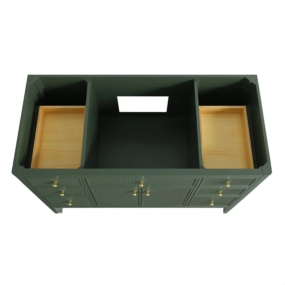 Fully Assembled 48 Inch Freestanding Bathroom Vanity with Single Sink
