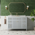 Fully Assembled 48 Inch Freestanding Bathroom Vanity with Single Sink
