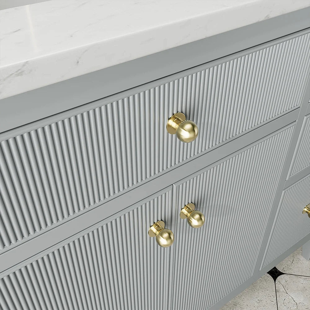 Fully Assembled 48 Inch Freestanding Bathroom Vanity with Single Sink