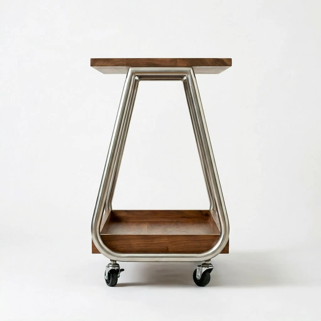 Taro Wood Storage Cart