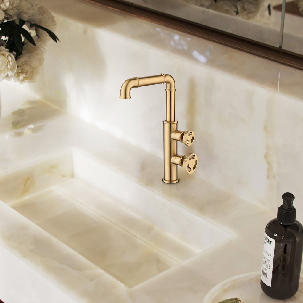 Single Hole Vessel Sink Bathroom Faucet