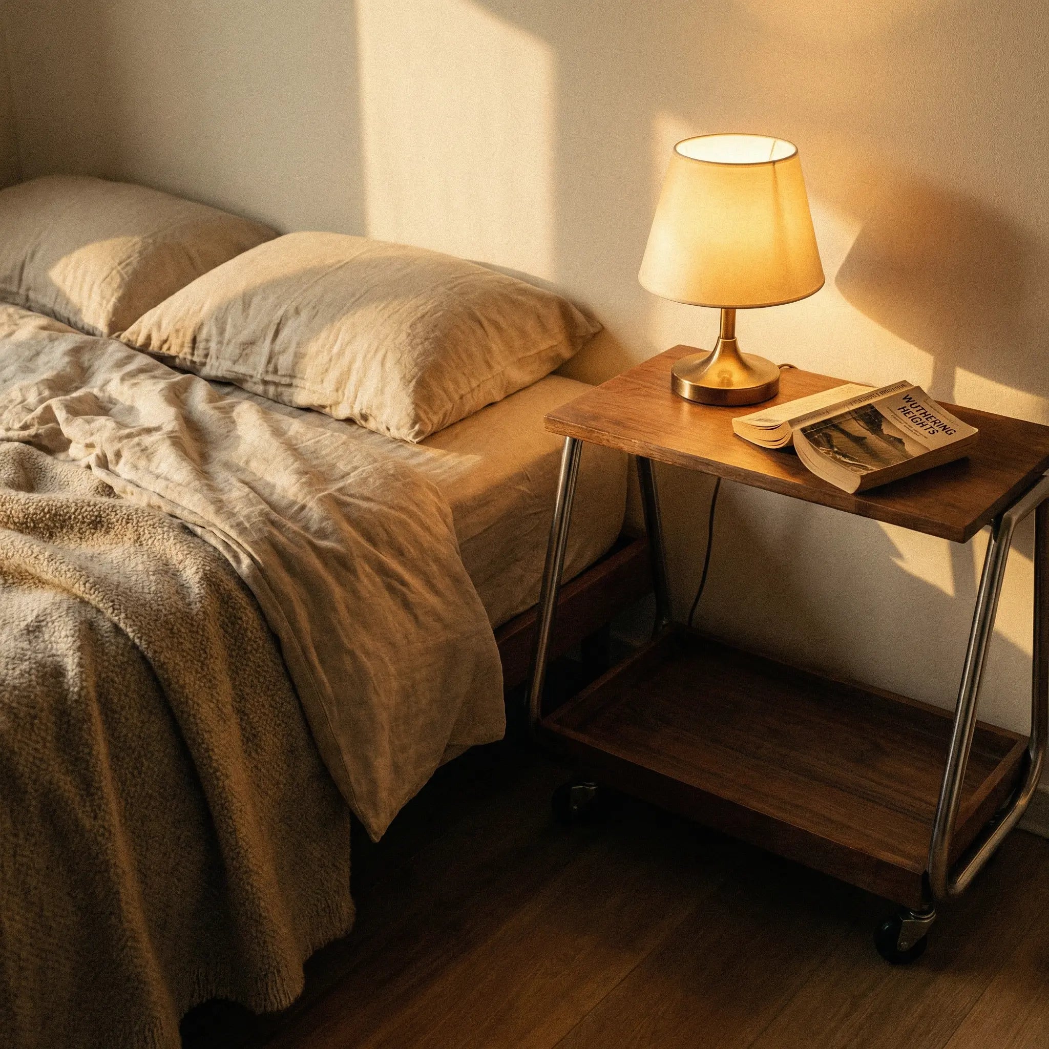 Taro Wood Storage Cart