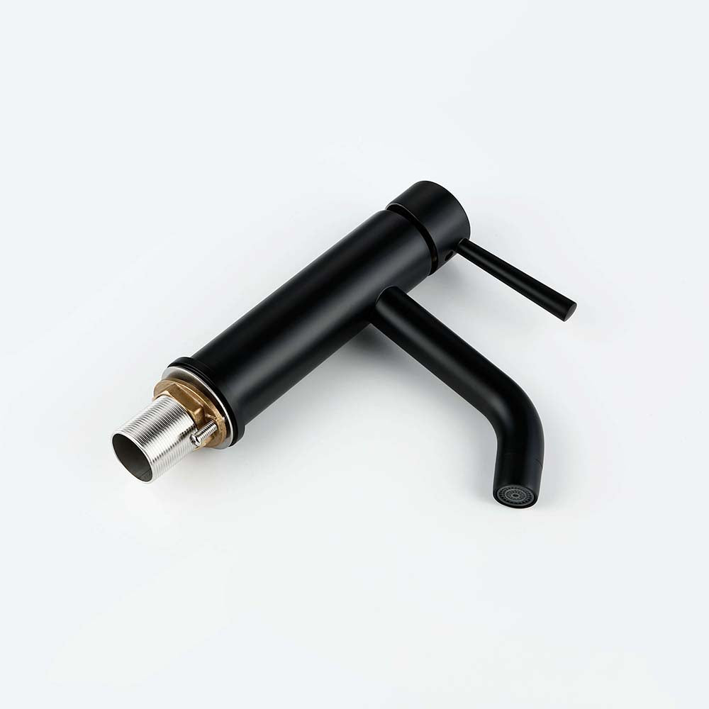 Deck Mounted Single Lever Handle Bathroom Faucet