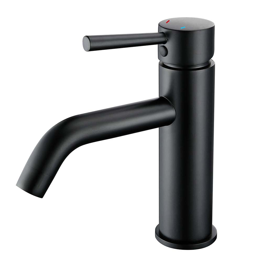Deck Mounted Single Lever Handle Bathroom Faucet