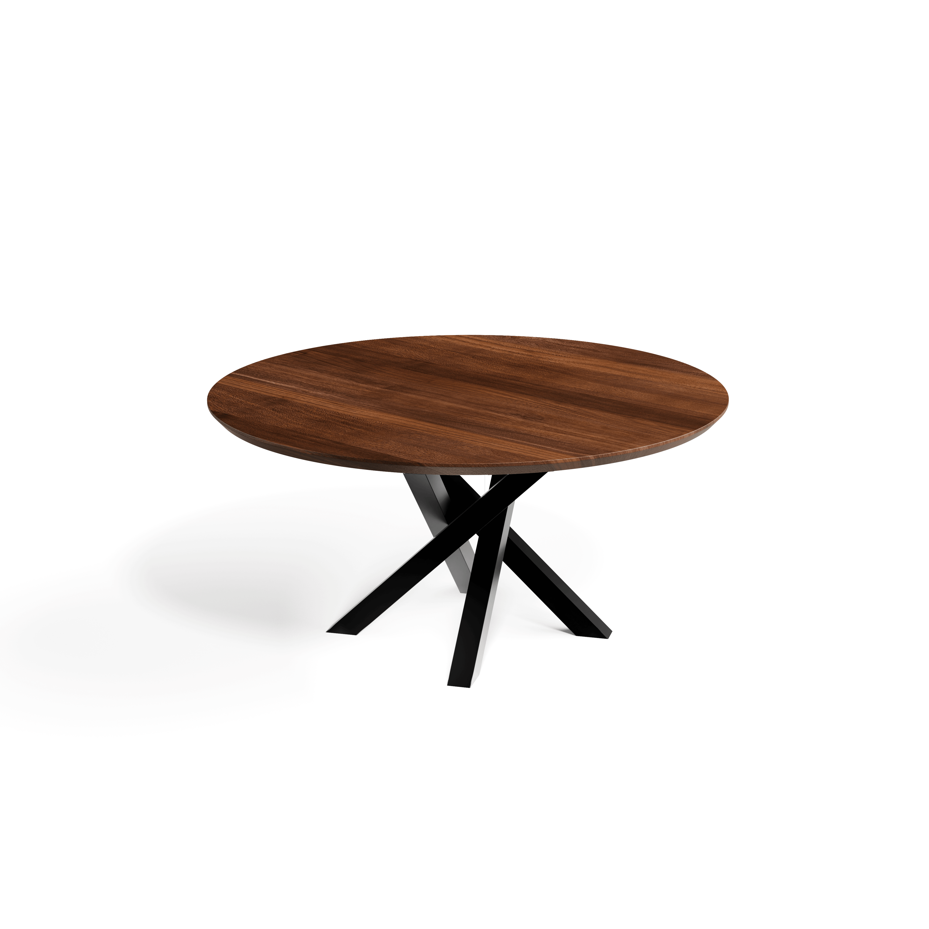 Walnut Circular Dining Table