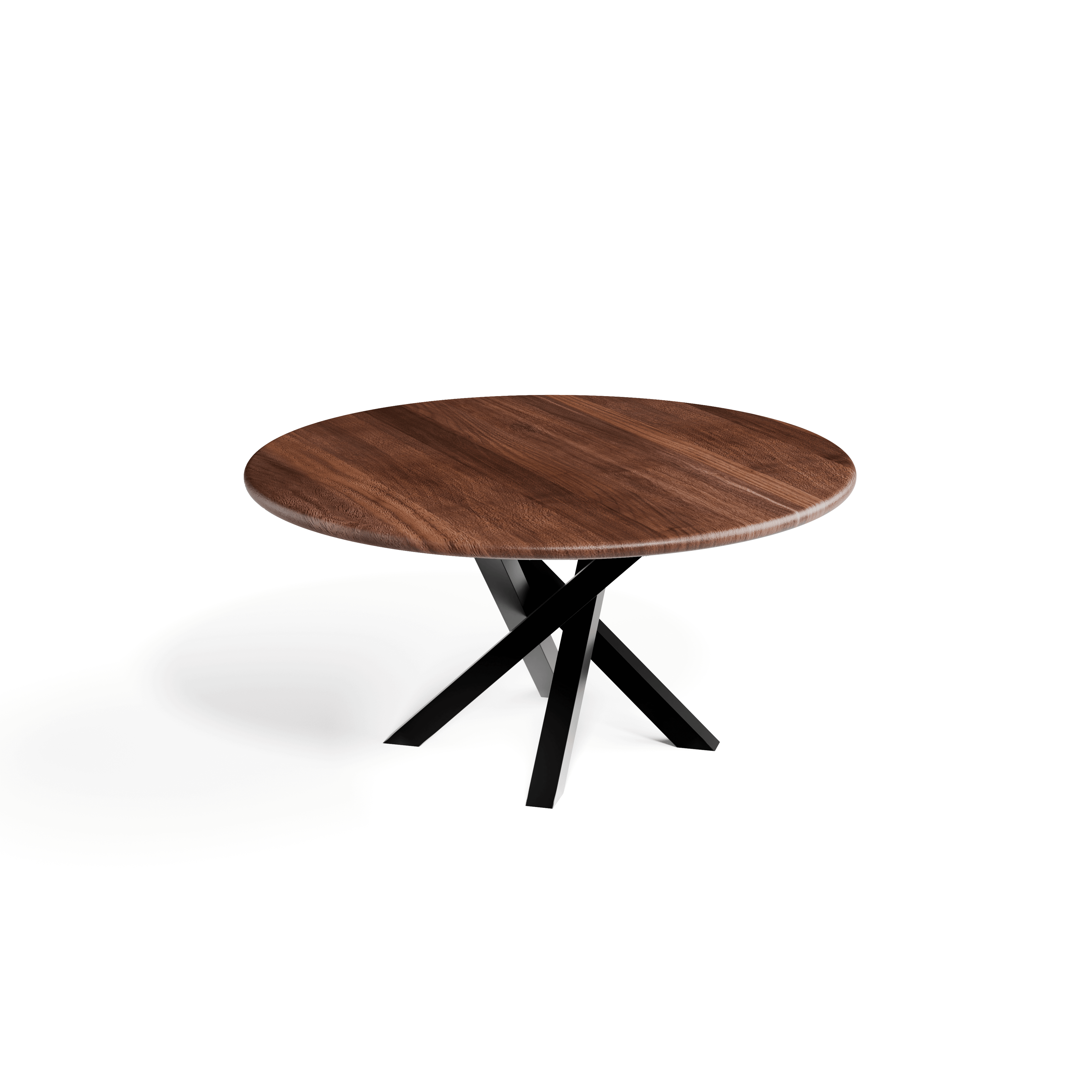 Walnut Circular Dining Table