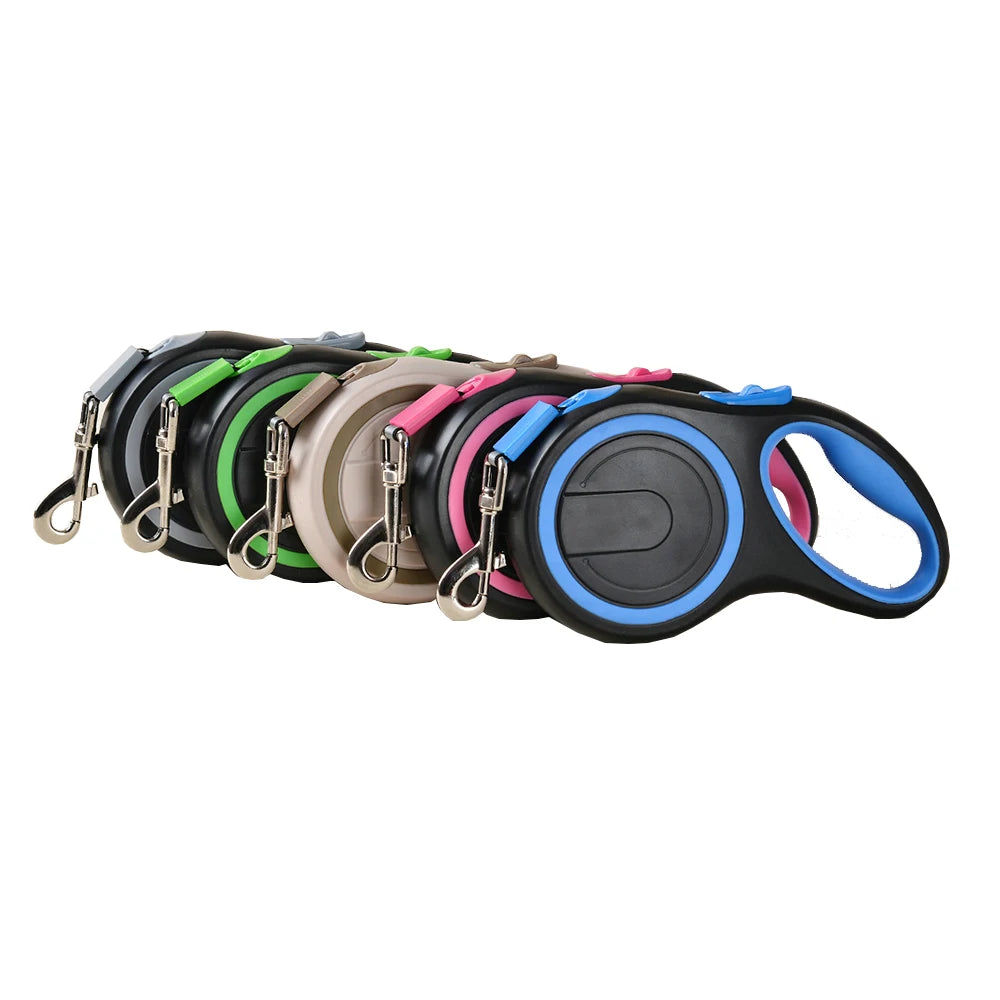 Heavy Duty Retractable Dog Leash for Small to Large Dogs - Adjustable 10ft, 16ft, 26ft Walking Rope for Hiking and Training