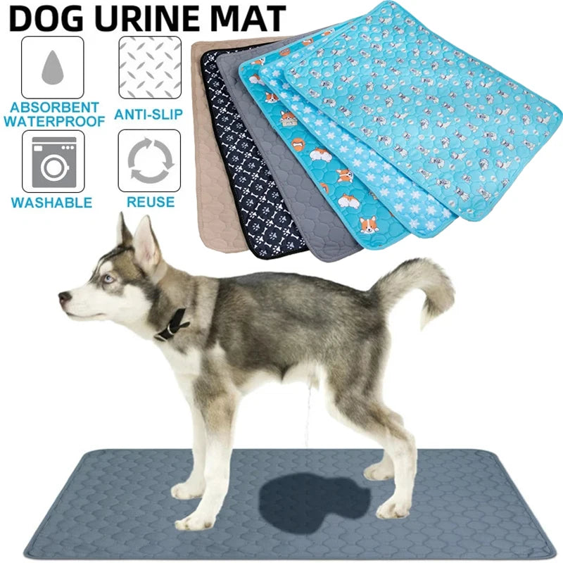 Reusable Dog Pee Pad Blanket – Waterproof, Highly Absorbent Washable Puppy Training Pad & Pet Bed Mat for Car Seat Protection