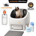 Automatic Self-Cleaning Litter Box for Cats - 76L Large Smart Cat Toilet Open Sandbox for Pet Supplies