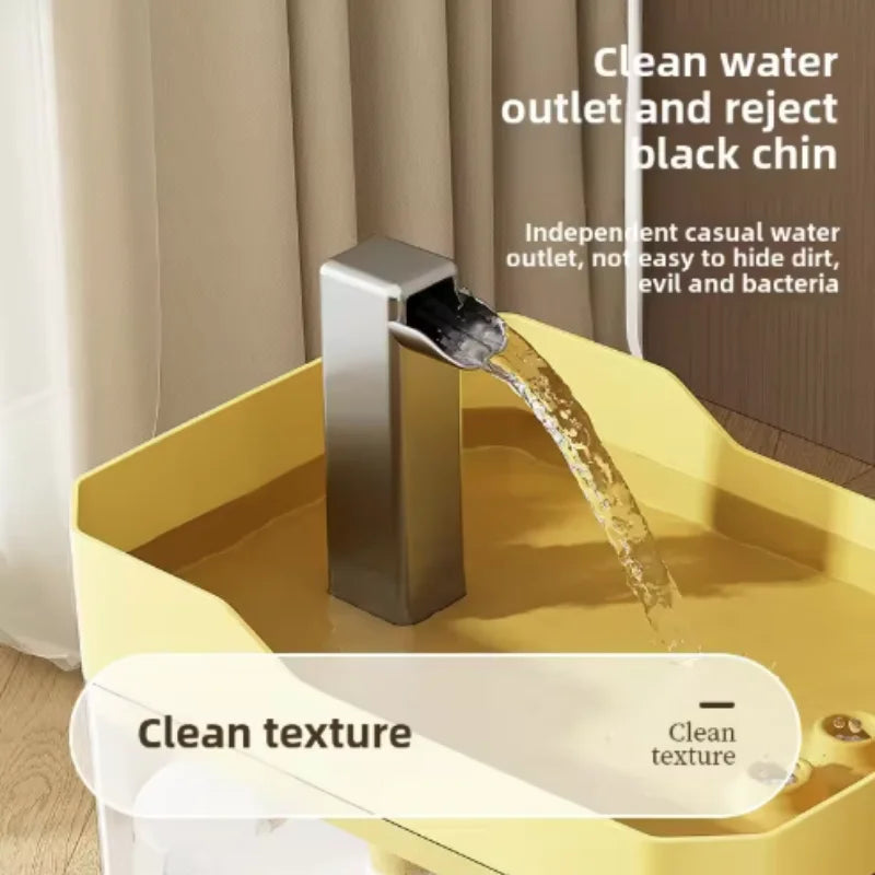 USB Cat Water Fountain - Transparent Automatic Recirculating Dispenser with Auto Filter and Anti-Dry Burning Protection