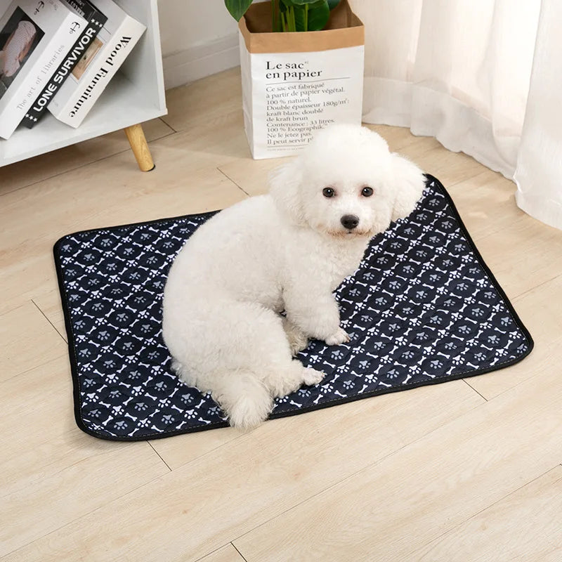 Reusable Dog Pee Pad Blanket – Waterproof, Highly Absorbent Washable Puppy Training Pad & Pet Bed Mat for Car Seat Protection