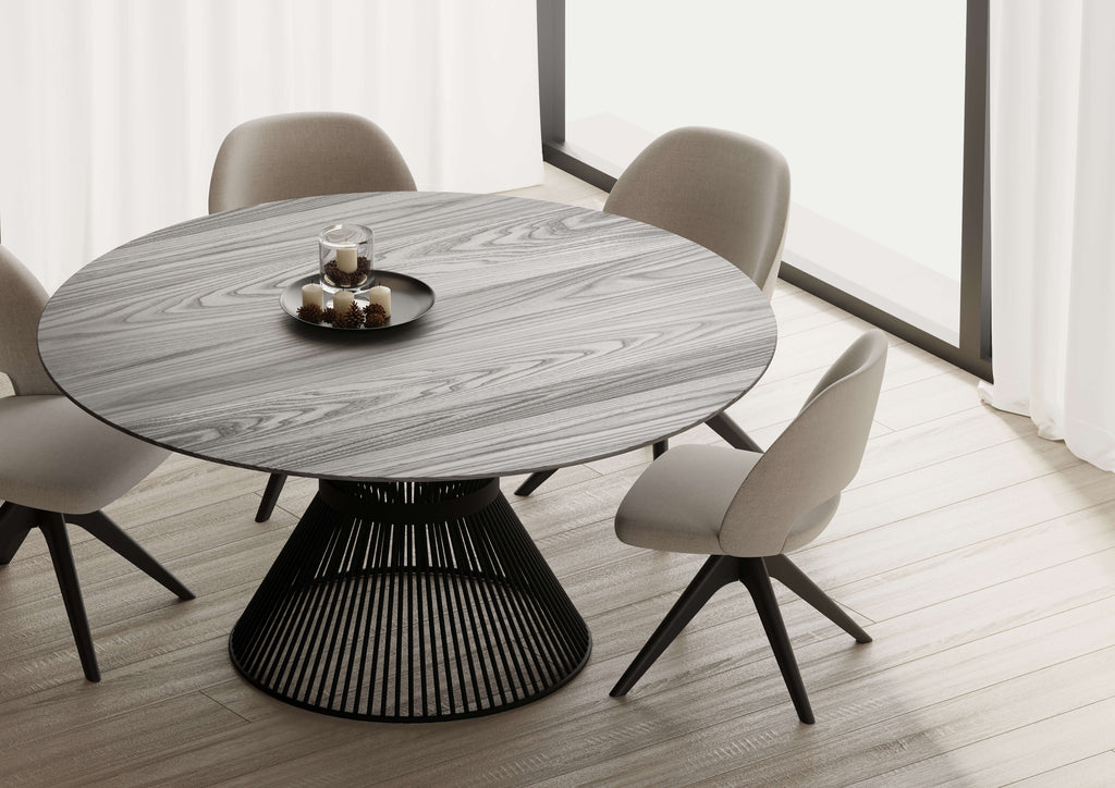 Oak Circular Dining Table