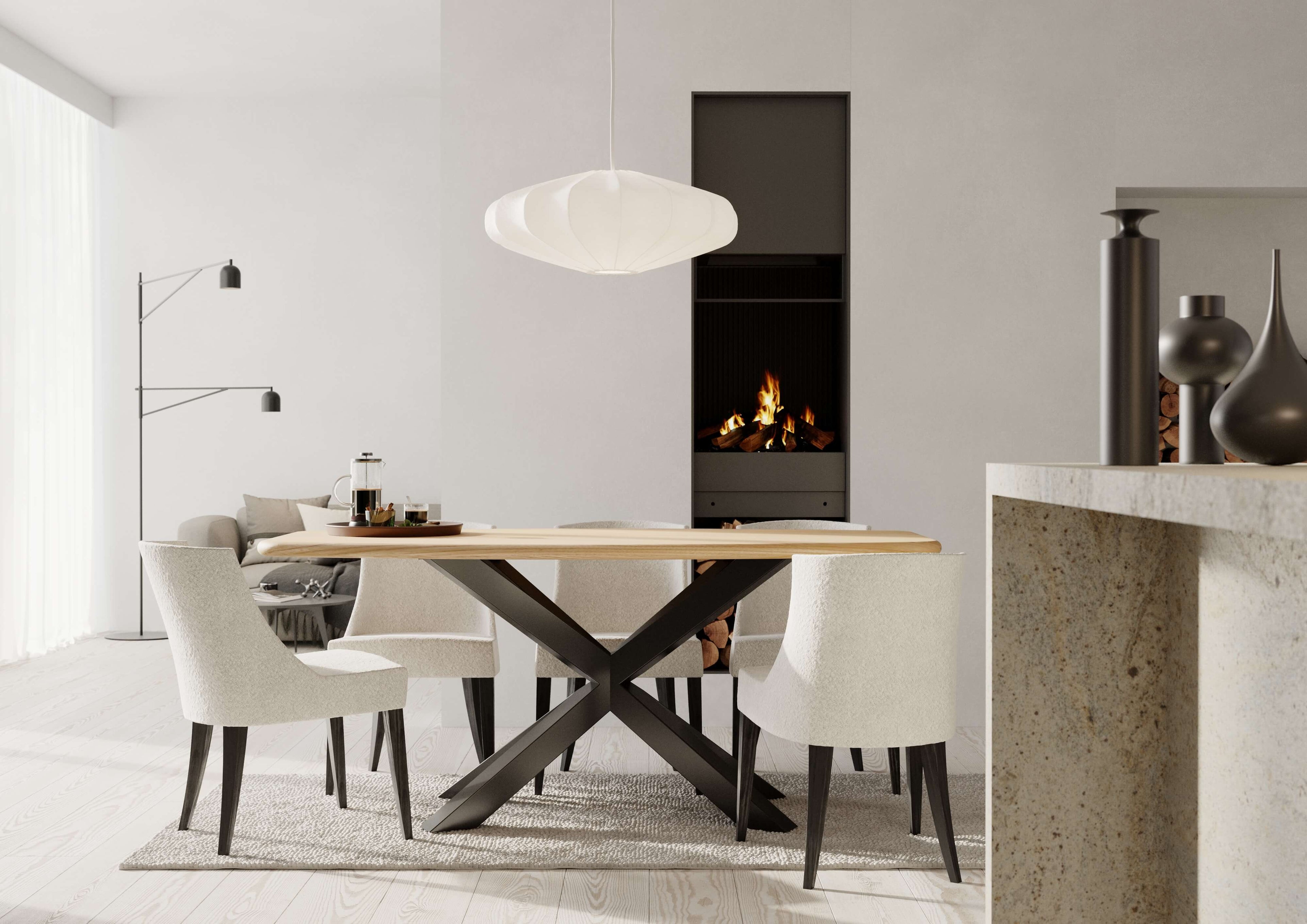 Oak Danish Oval Dining Table