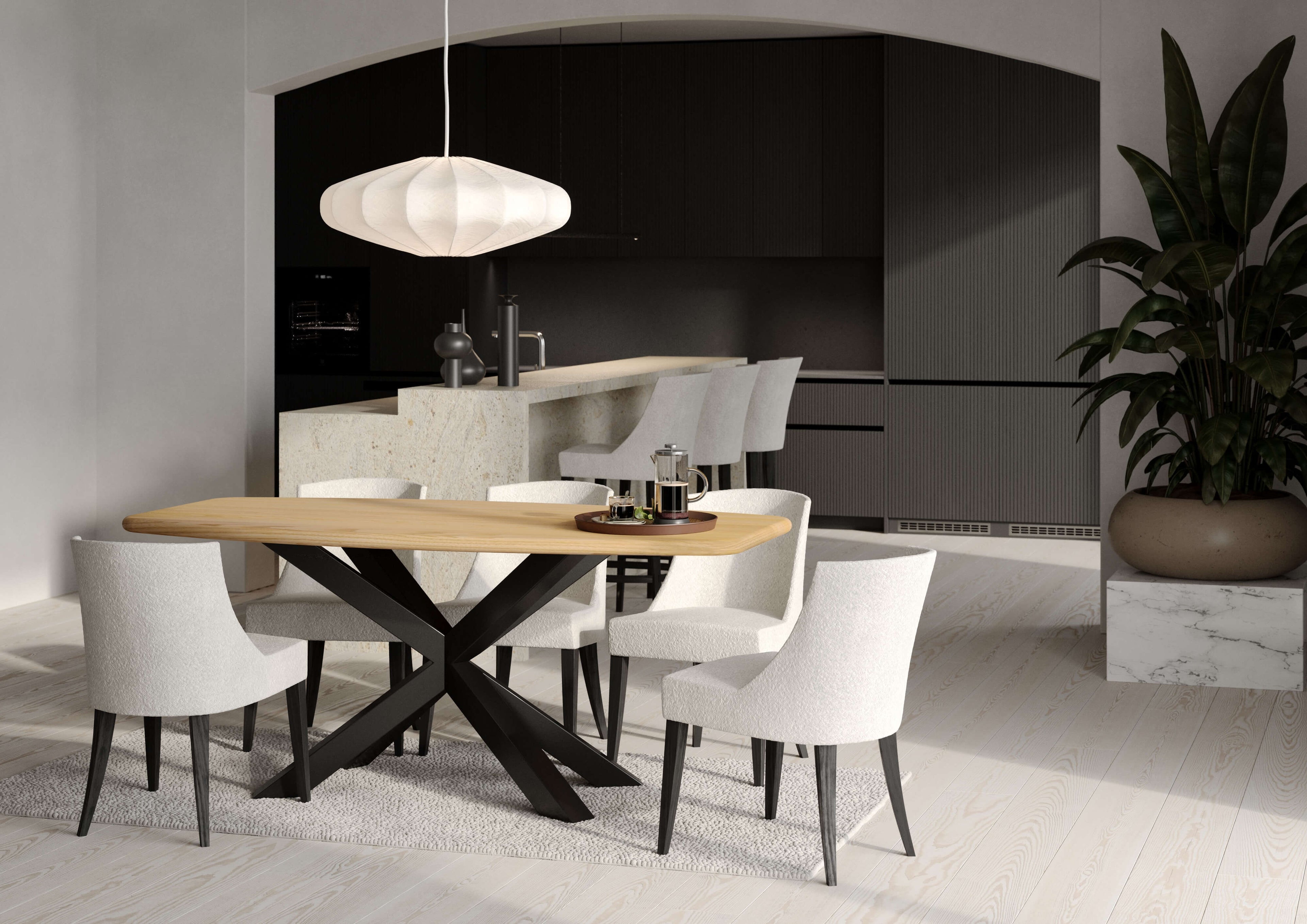 Oak Danish Oval Dining Table