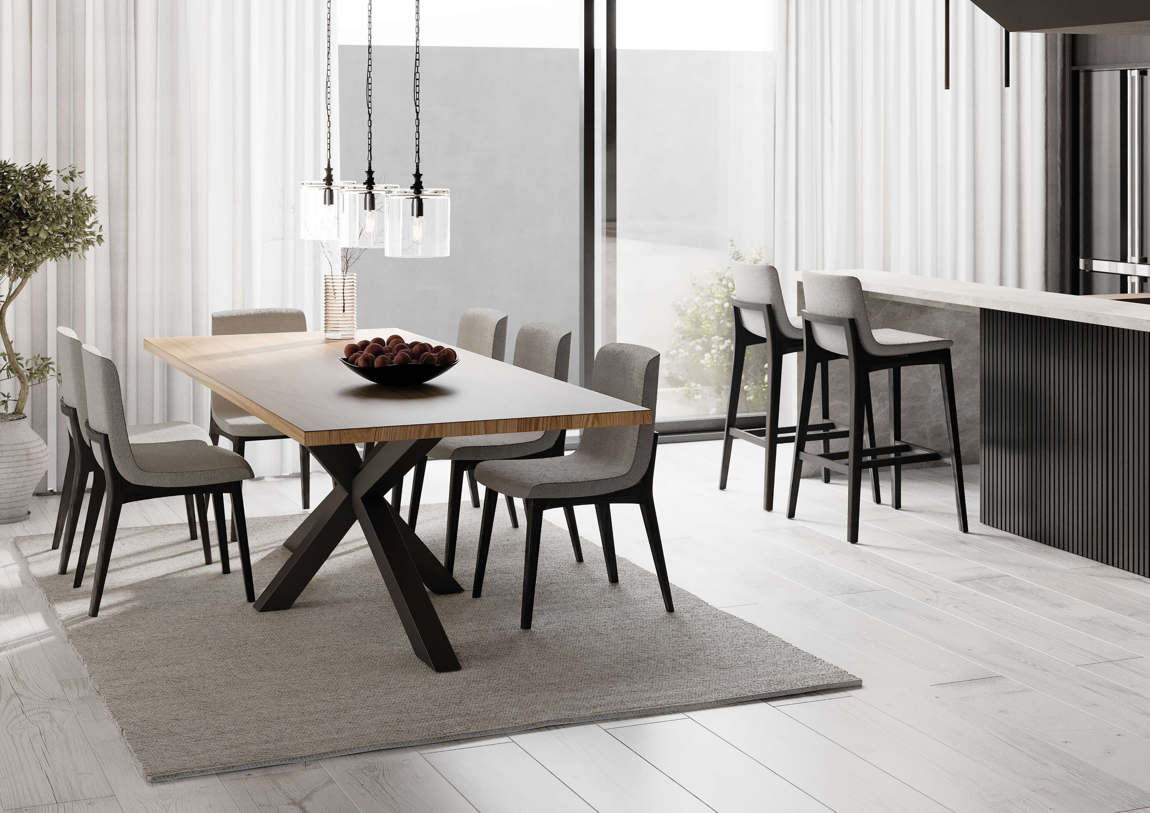 Walnut Rectangular Dining Table