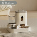 Automatic Pet Feeder and Water Fountain - Large Capacity Food Storage Dispenser and Bowl for Dogs and Cats
