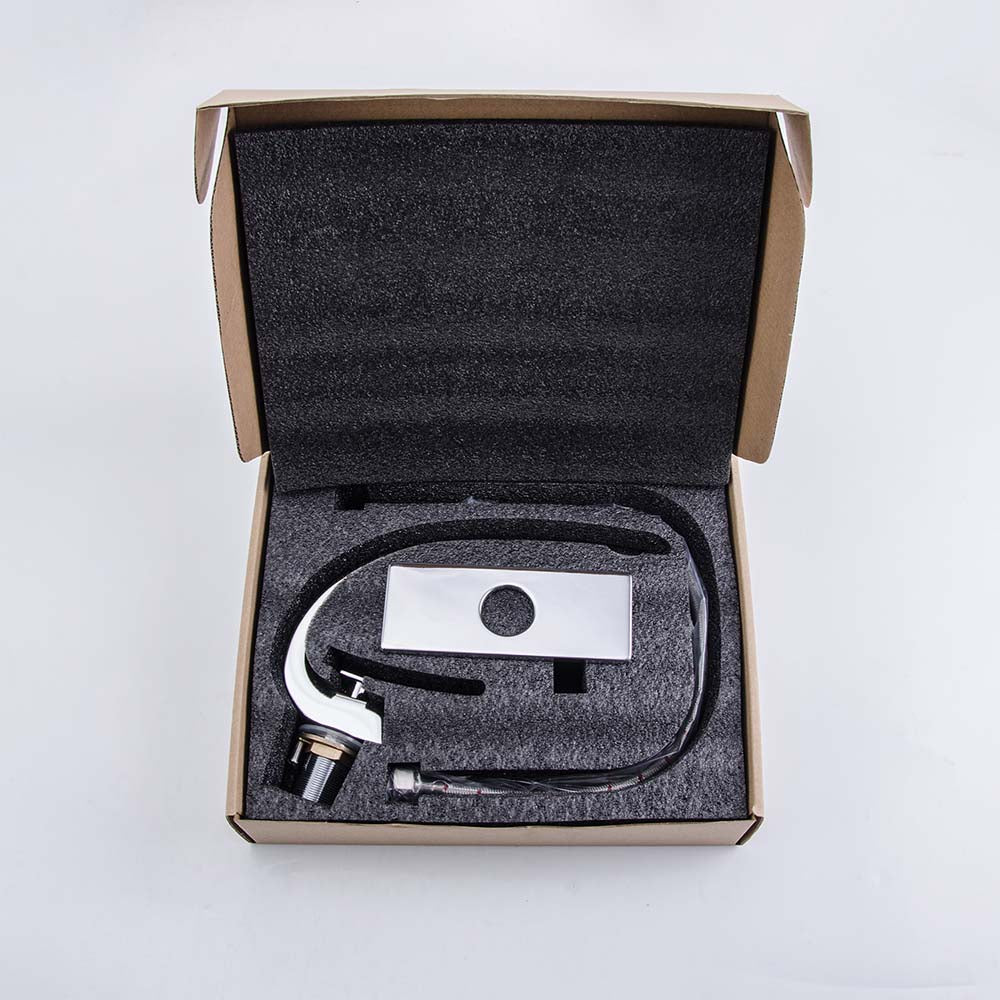 Effortless Elegance: Single Hole Bathroom Sink Faucet with 6-inch Deck Plate