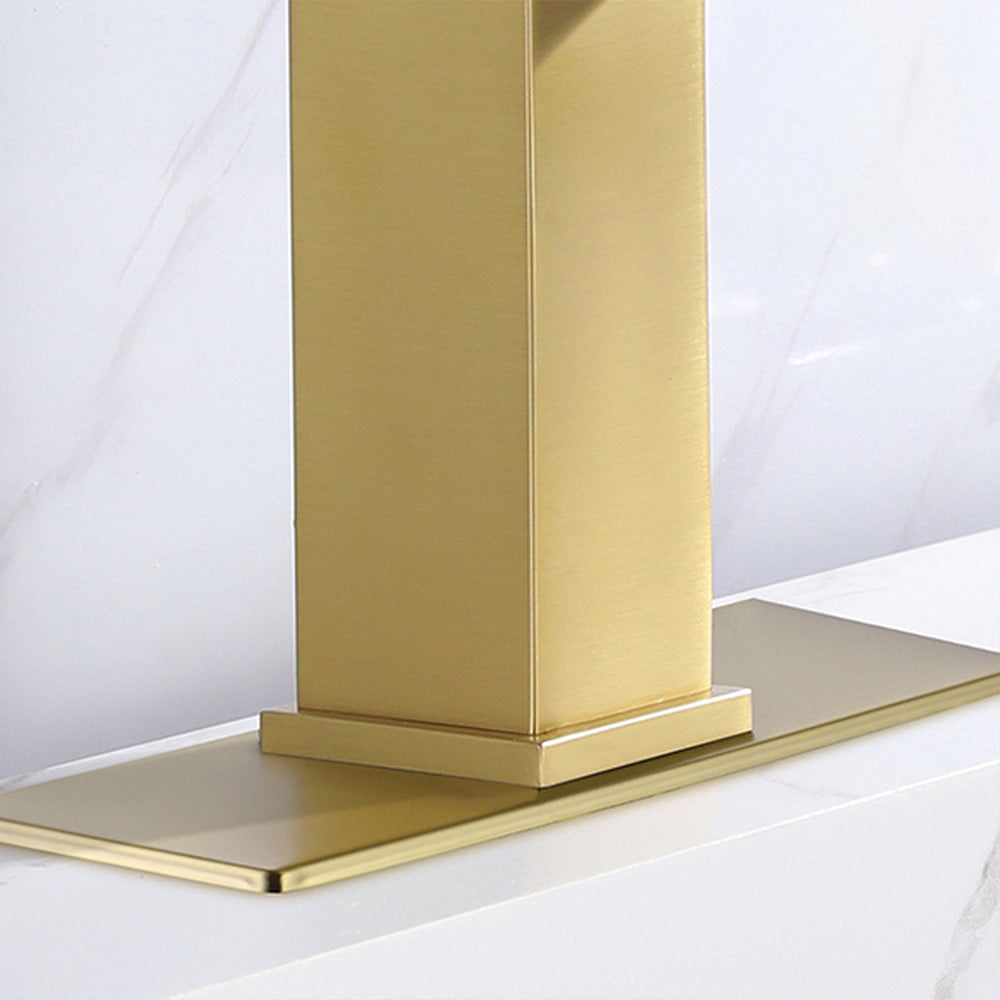 Simplicity and Versatility: Single Hole Bathroom Sink Faucet with 6" Deck Plate