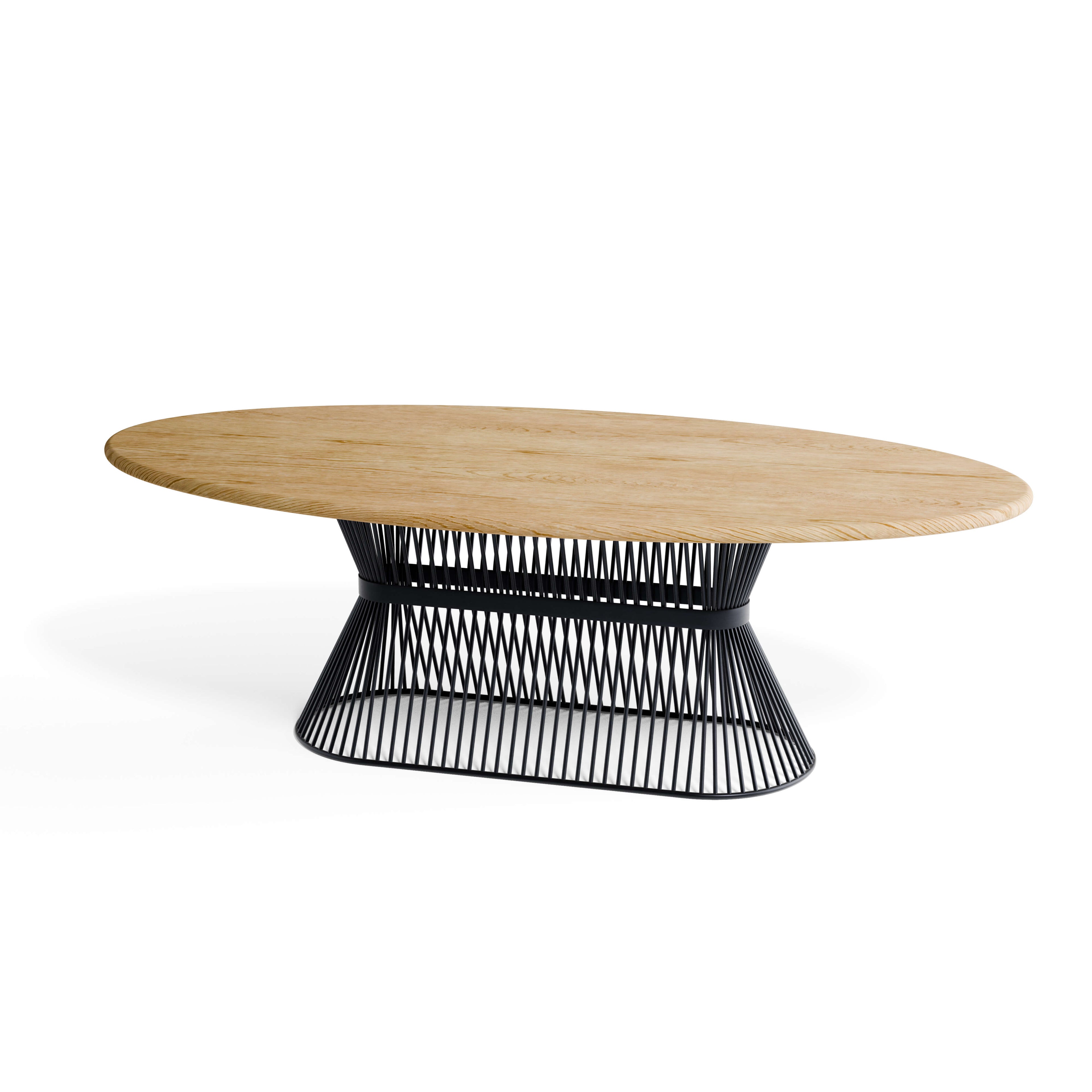 Oak Ellipse Dining Table