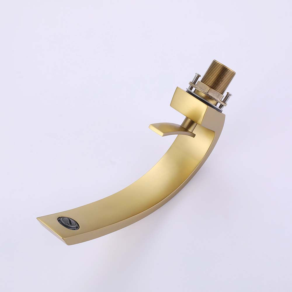 Effortless Elegance: Single Hole Bathroom Sink Faucet with 6-inch Deck Plate