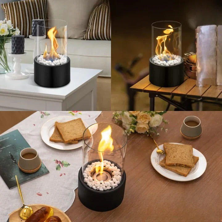 Portable Glass Tabletop Fireplace