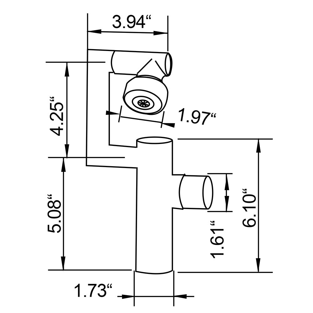 Deck Mounted Industrial Single Handle Bathroom Faucet, Single Hole