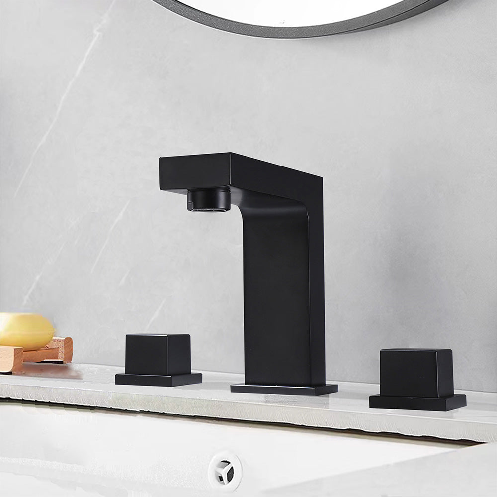 Elegance in Simplicity: Two-Handle Widespread Bathroom Faucet for Timeless Style