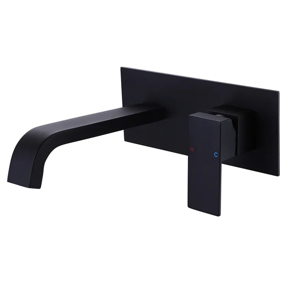Sleek and Stylish: Single Handle Wall Mounted Bathroom Sink Faucet