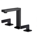Widespread Dual Handle Deck Mount Bathroom Faucet