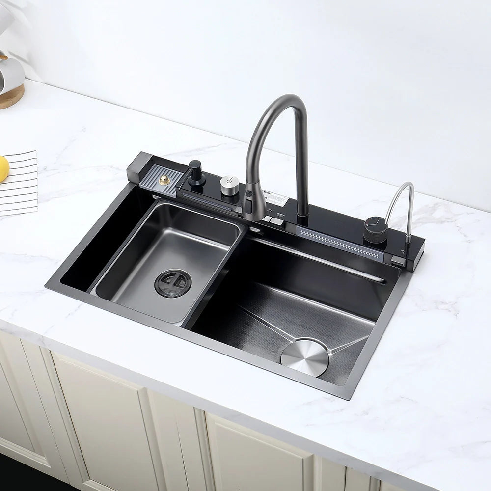 30 x 19 Inch Stainless Steel Smart kitchen Sink With Cutting Board