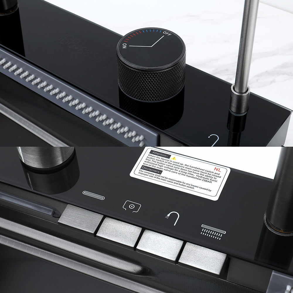 30 x 18 Inch Smart kitchen sink with Touch Control & Temperature Display