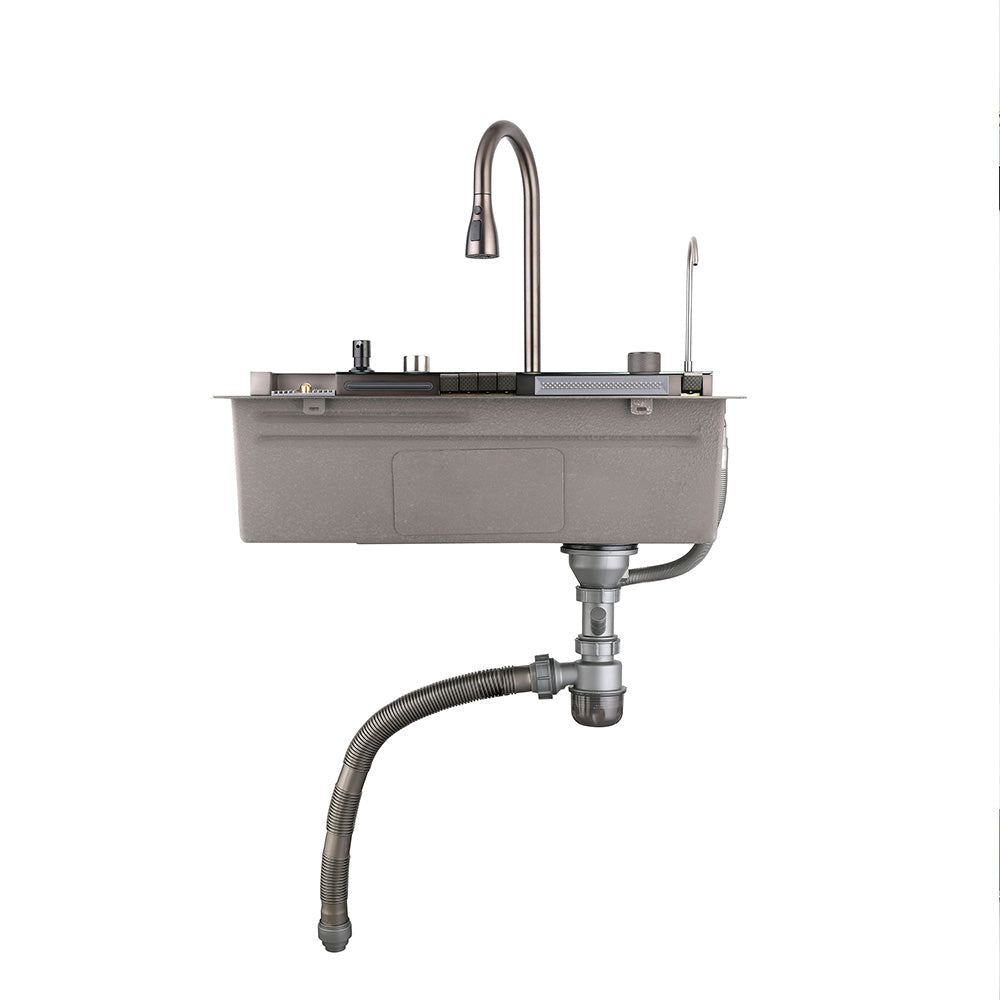 30 x 18 Inch Smart kitchen sink with Touch Control & Temperature Display