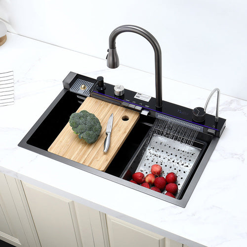 30 x 18 Inch Smart kitchen sink with Touch Control & Temperature Display