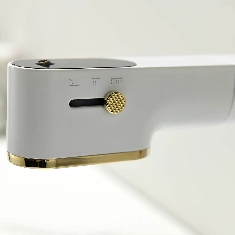 Contemporary Single-Hole Deck Mounted Faucet, Multi-Functional Faucet