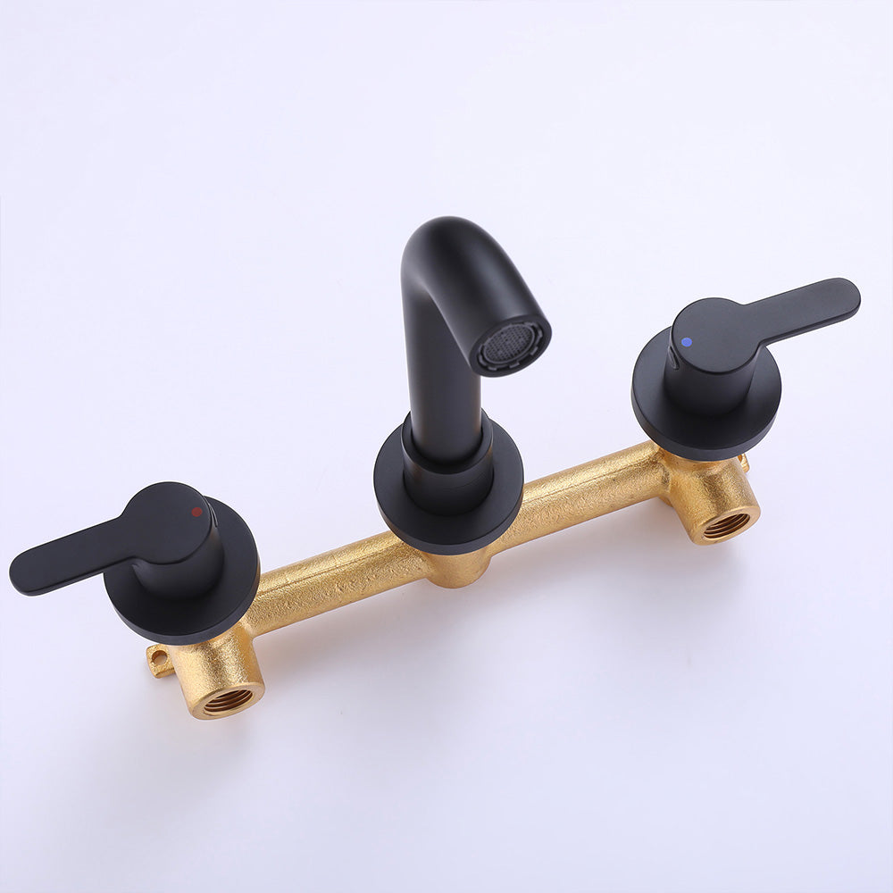 Stay Ahead of Trends: Newly Trendy 2-Handle Wall Mounted Bathroom Faucet