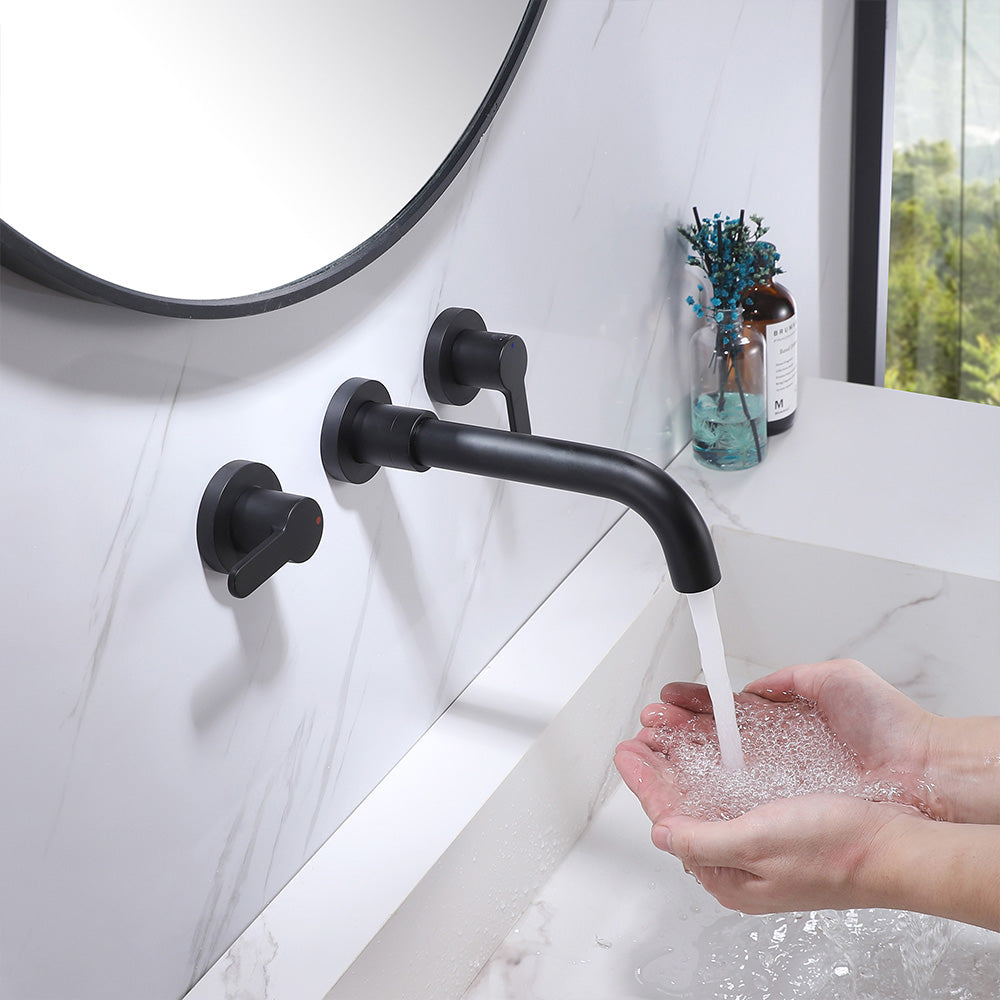Stay Ahead of Trends: Newly Trendy 2-Handle Wall Mounted Bathroom Faucet