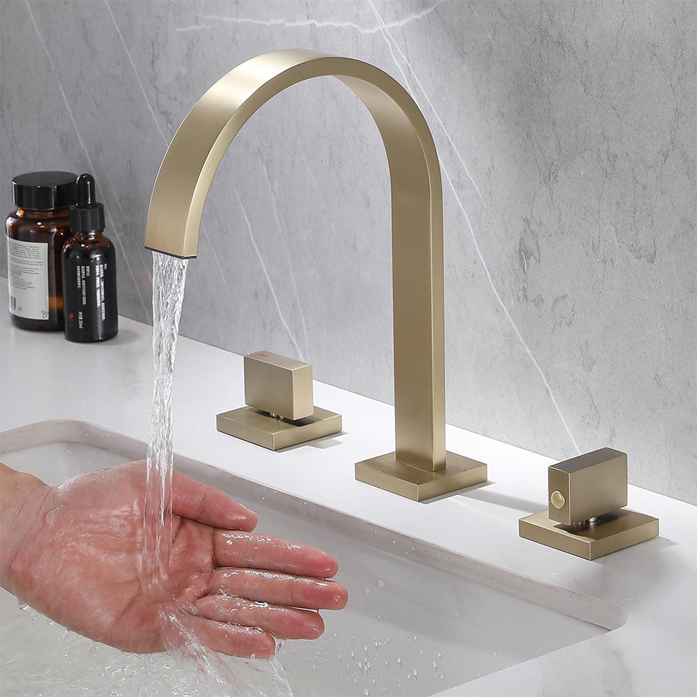 Elevate Your Bathroom Decor with an Elegant Widespread Bathroom Faucet