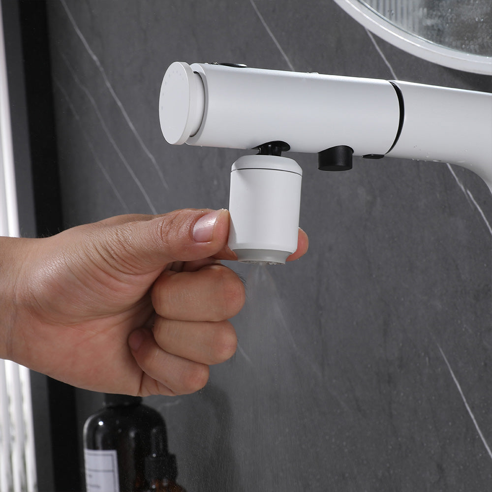 Multi-Functional Deck Mounted Industrial Single-Handle Bathroom Faucet