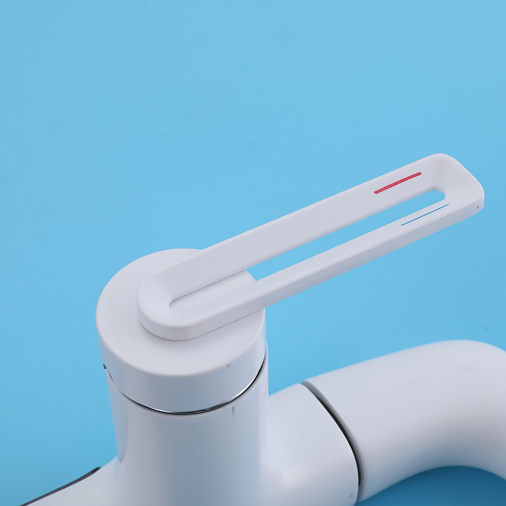 Multi-Functional Deck Mounted Industrial Single-Handle Bathroom Faucet