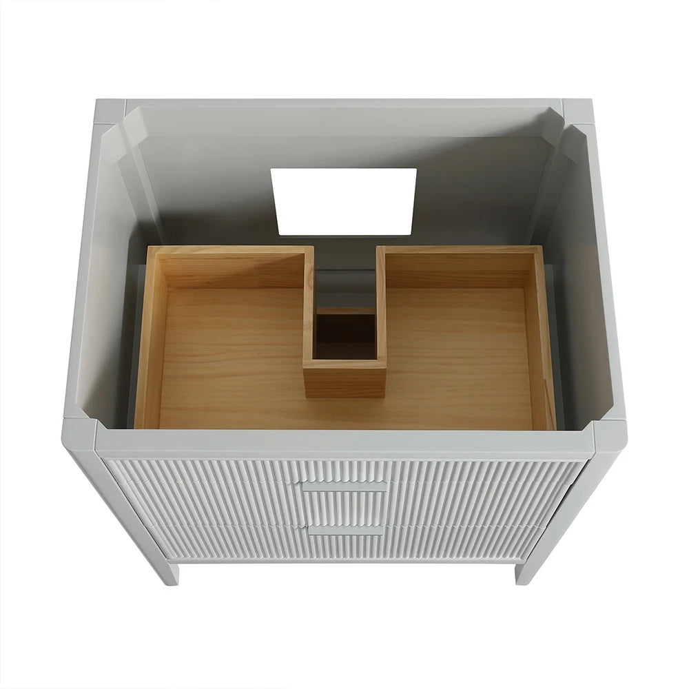 Fully Assembled 30 Inch Freestanding Bathroom Vanity with Single Sink